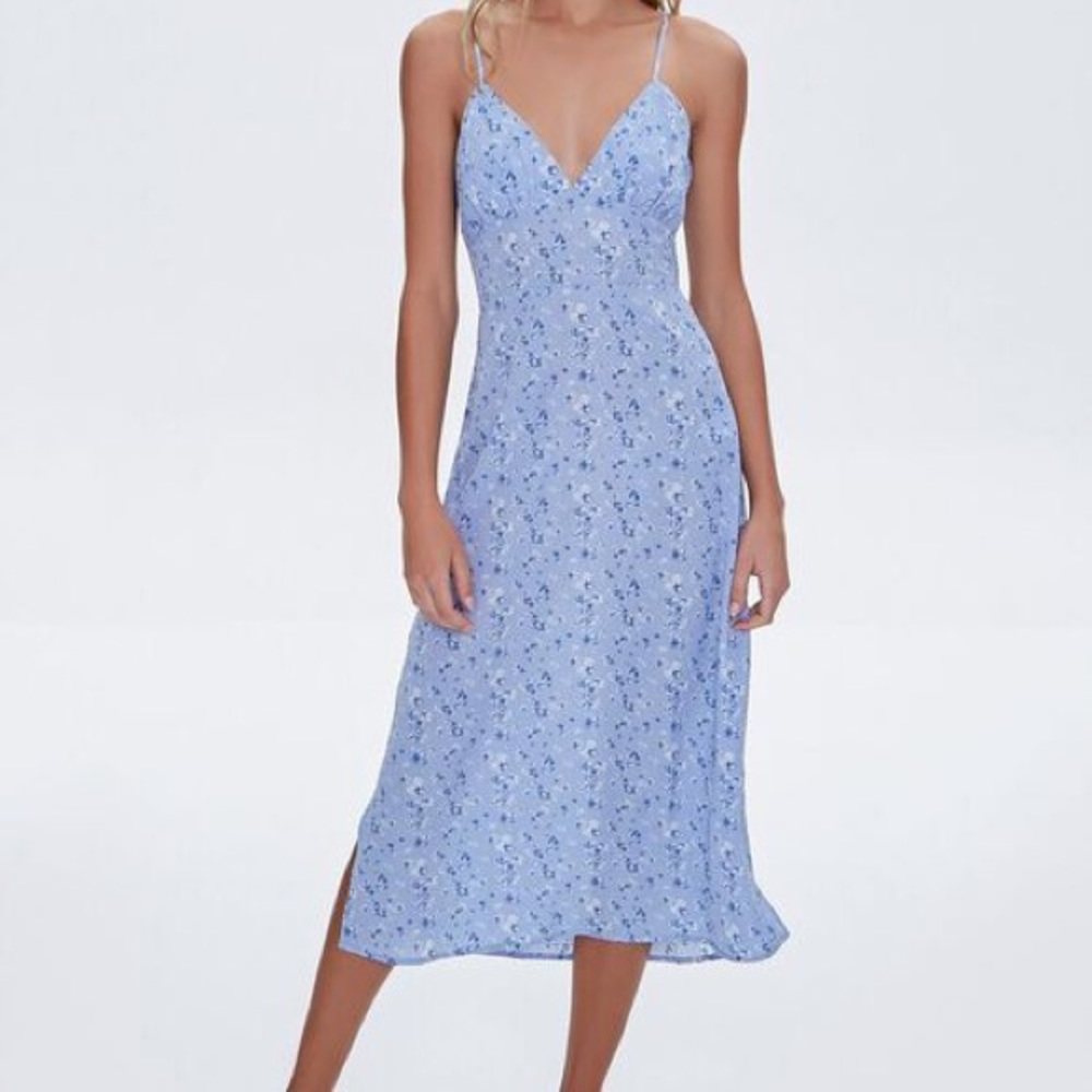 Forever 21 midi floral dress